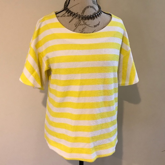 Anthropologie Postage Stamp Striped Top - Picture 2 of 7